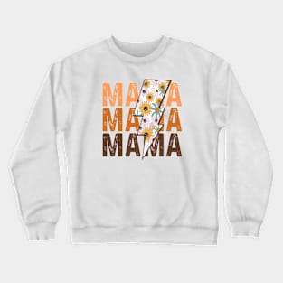 Mama Flash Floral Crewneck Sweatshirt